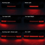 TCMT LED Tail Brake Light Fit For Harley Touring '09-'13 King/Chopped Trunk - TCMT