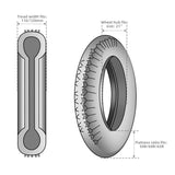 TCMT 21" Wrap Front Fender Fit For Harley Touring Custom Baggers '14-'23