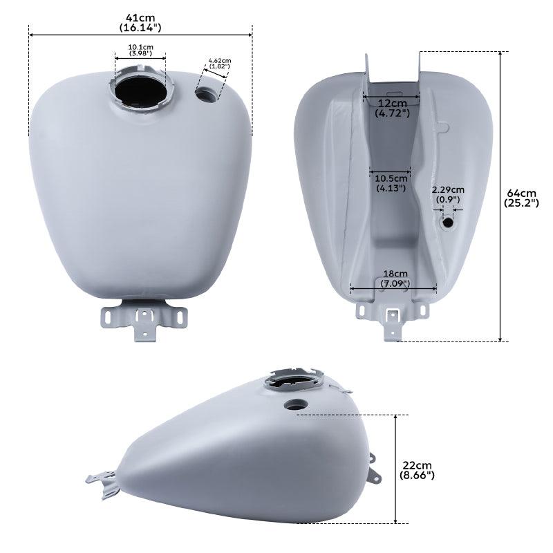 TCMT 6 Gal Fuel Gas Tank Fit For Harley CVO Road Street Glide