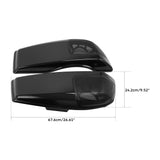 TCMT 6x9 Saddlebag Lids Speaker Cutout Fit For Harley CVO Road Glide Street Glide '23-'24