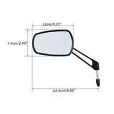 TCMT Rear View Mirrors Fit For Harley Touring Electra Street Road Glide