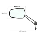 TCMT Rear View Mirrors Fit For Harley Touring Electra Street Road Glide