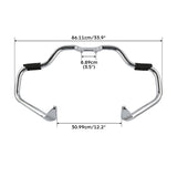 TCMT Mustache Engine Guard Highway Crash Bar Fit For Indian Chieftain 2014-2022 Springfield 2016-2022 - TCMTMOTOR