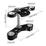TCMT Front Fork Triple Tree Steering Stem Clamp Fit For Harley CVO Street Glide '23-'26