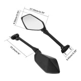 TCMT Rear View Side Mirrors Fit For KAWASAKI NINJA 650R ER6F ER-6F '09-'16 NINJA 400R '10-'14