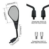 TCMT Rear View Side Mirrors Fit For BMW