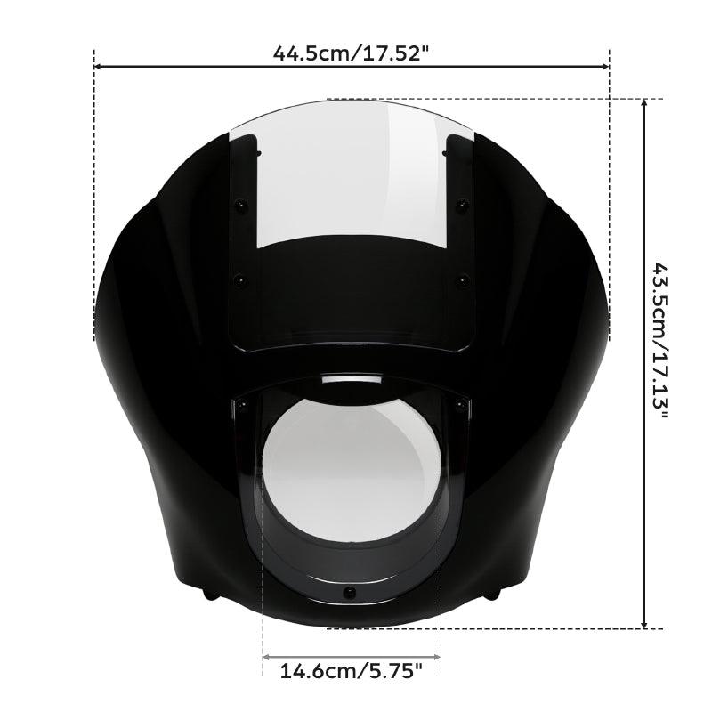 ターニングポイント - モータル (キャップつき) Amazon.com: TCMT Quarter Head Fairing Windshield w/39mm Fork