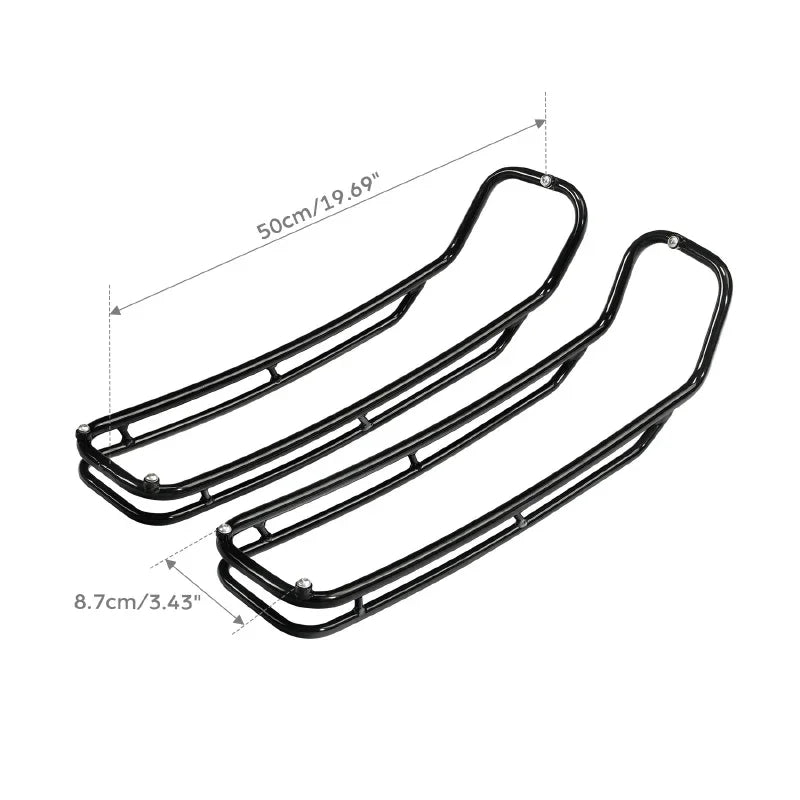 TCMT Saddlebags Lid Top Rail Guard Fit For Harley Touring '94-'13