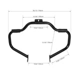 TCMT Mustache Engine Guard Highway Crash Bar Fit For Harley Softail '00-'17