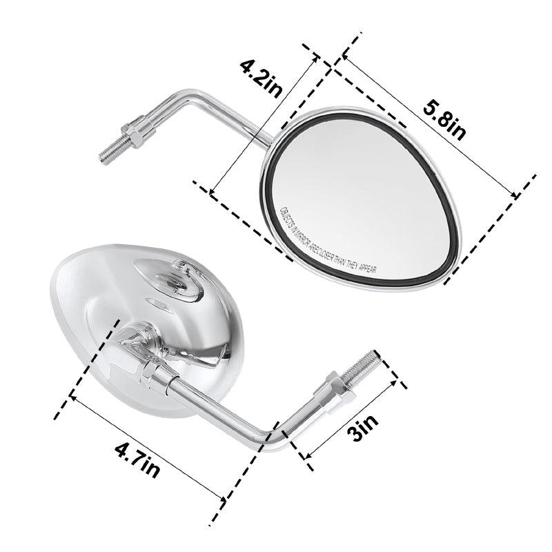 TCMT Rear View Mirrors Fit For Indian