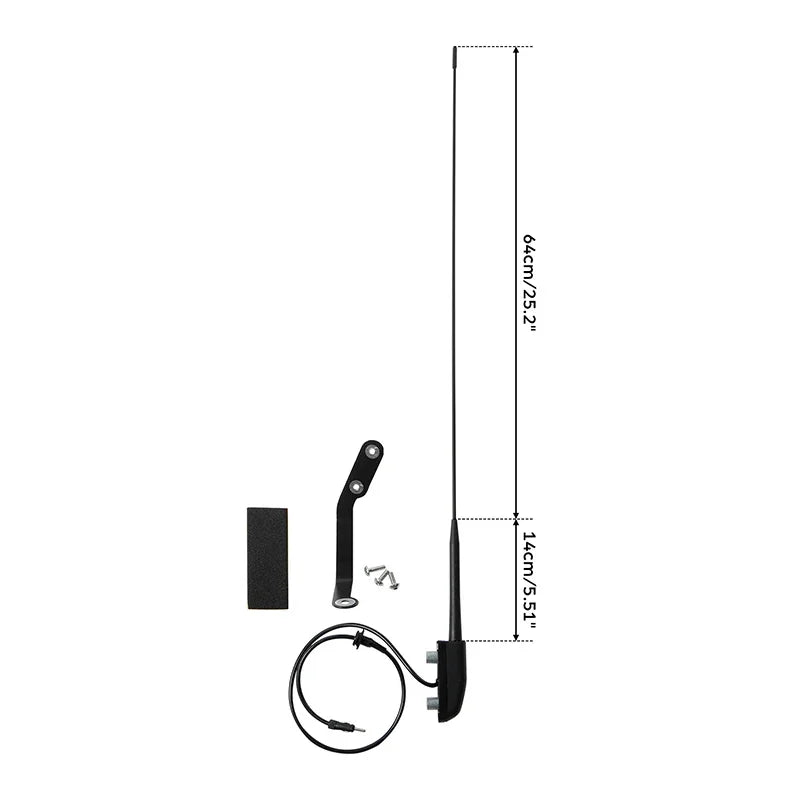 TCMT Rear Trunk CB Antenna Fit For Honda Goldwing GL1800 '18-'25
