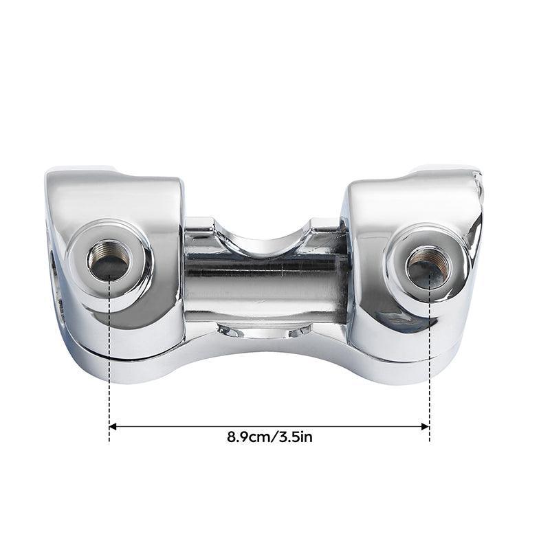 Chrome 1 Handlebar Rser Top Clamp For Harley Tourng Electra Glde Chrome 1 Handlebar Rser Top Clamp For Harley Tourng Electra Glde