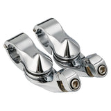 TCMT 1 1/4" Pegstreamliner Short Angled Highway Engine Guard Foot Pegs For Harley Touring Softail Indian Chief - TCMTMOTOR