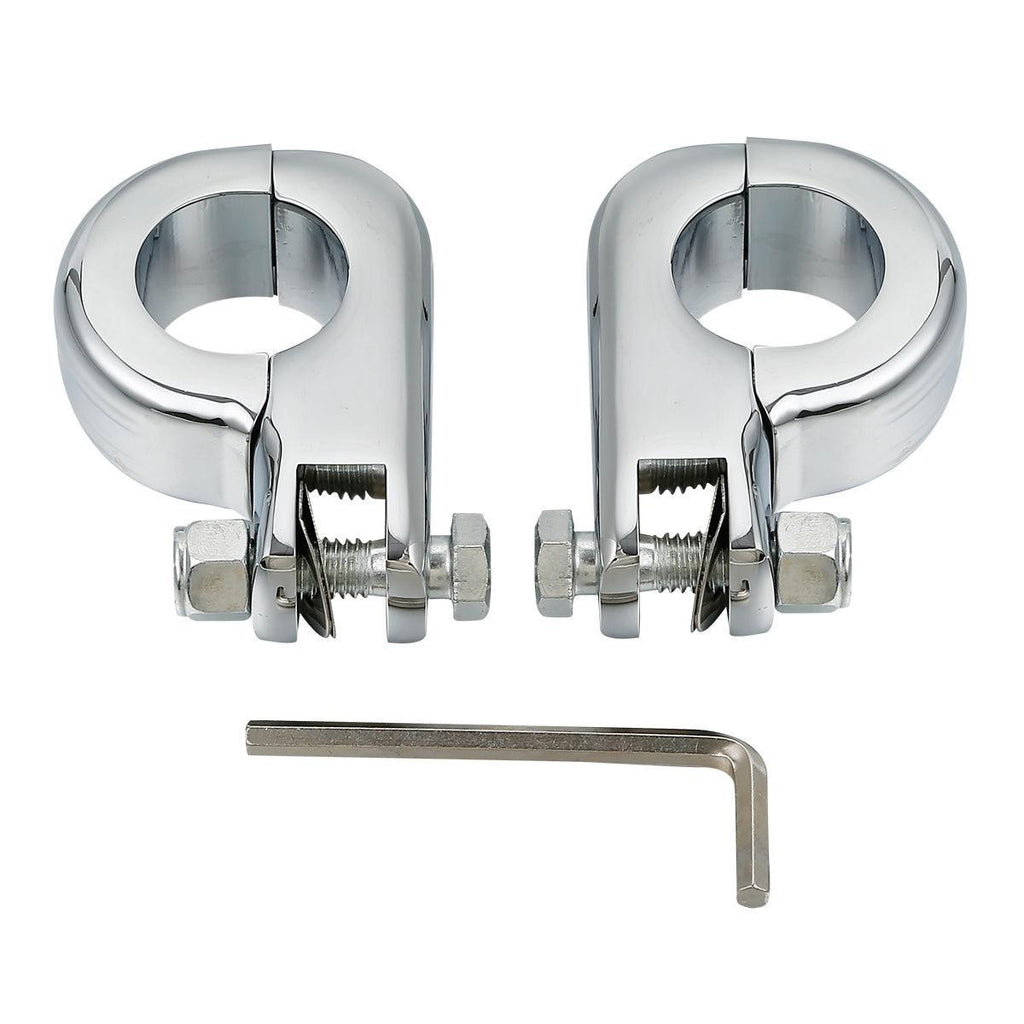 XKH- Black 1 Crash Bar Mount Longhorn Footpeg Clamps Replacement [B017QVSYSA XKH- Black 1 Crash Bar Mount Longhorn Footpeg Clamps Replacement [B017QVSYSA