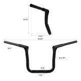 TCMT 10"/12" Rise Ape Hanger Handlebar Fit For Harley CVO Road Glide FLTRXSE '23-'24