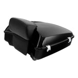 TCMT 10.7'' Chopped Trunk Luggage & Backrest Pad Fit For Harley Touring Tour Pak 2014-2022 - TCMTMOTOR