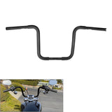 TCMT 14" 18'' Rise 1-1/4" Curve Ape Handlebar Black Fit For Harley Sportster Softail FLST FXST - TCMTMOTOR