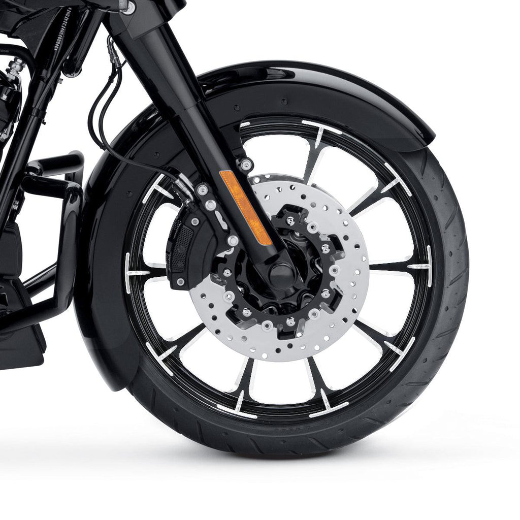 TCMT 18" 21" 23" 26" 30'' Front Wheel Rim Hub Dual Disc Fit For Harley Touring 2008-2022 - TCMTMOTOR