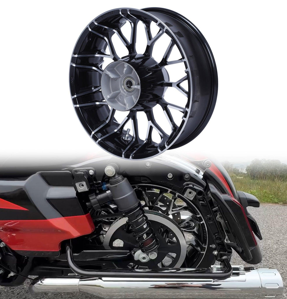 TCMT 18'' X 5.5'' Rear Wheel Rim Hub Bearings Fit For Harley Touring ABS Models '08-'23 - TCMT