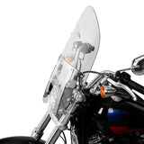 TCMT 19" Windscreen Windshield 49mm Clamps Fit For Harley Street Bob FXBB '18-'23 - TCMT