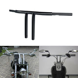 TCMT 4"/6"/8"/10"/12''/14''/16''/18'' Rise T-Bars Handlebar Custom Drag Bar Fit For Harley Dyna FXST FLST - TCMTMOTOR