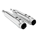 TCMT 4" Megaphone Tappered Slip On Dual Exhaust Fit For Harley Touring '17-'24