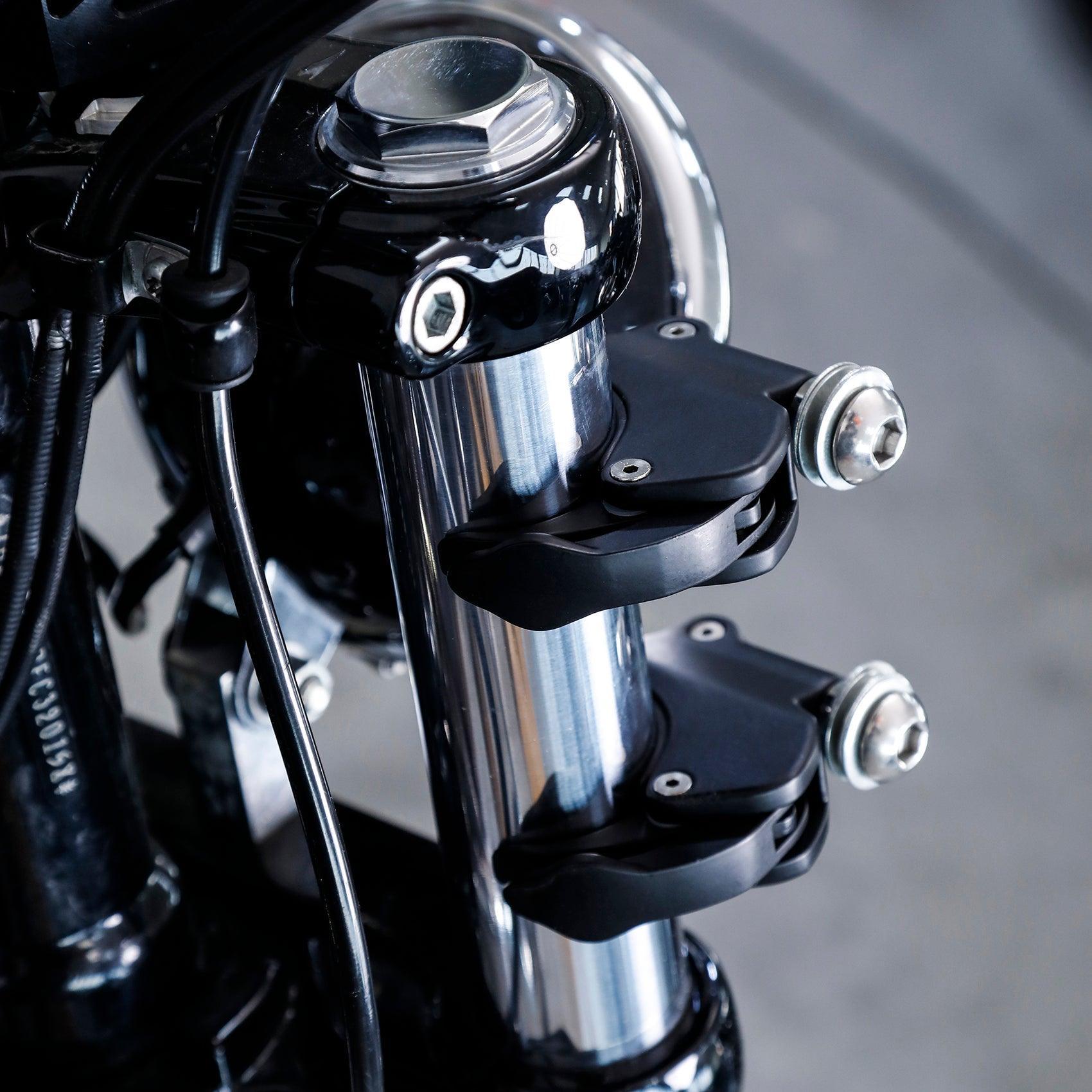 TCMT 41mm Fork Windshield Windscreen Fairing Clamps Fit For Harley Dyn
