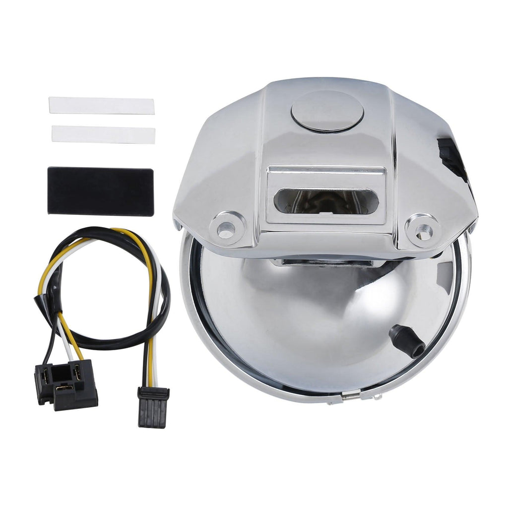 TCMT 5.75" Headlight Head Light Lamp Bucket Housing Fit For Harley Sportster XL 883 1200 - TCMT