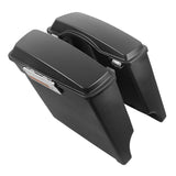 TCMT 4" Extended Stretched Hard Saddlebags Fit For Harley Touring 1993-2013 - TCMTMOTOR