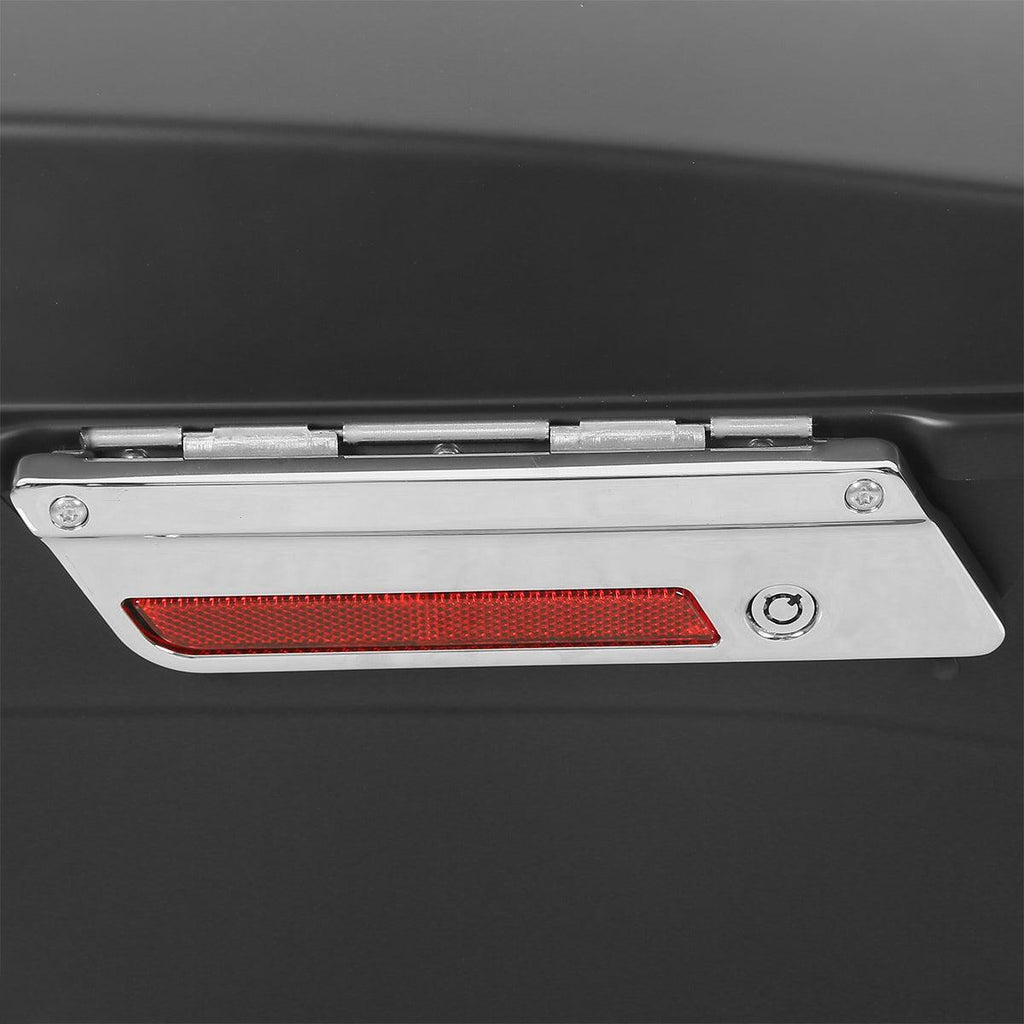 Supporti Cromati Per Borse Laterali Harley Touring 1993-2013 - Pair Chrome Saddlebag Guard Brackets - Foto 6