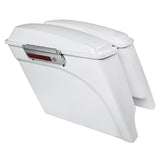 TCMT 4" Extended Stretched Hard Saddlebags Fit For Harley Touring 1993-2013 - TCMTMOTOR