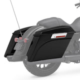 TCMT 4" Extended Stretched Hard Saddlebags Fit For Harley Touring 1993-2013 - TCMTMOTOR