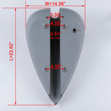 TCMT 5" Stretched 4.5 Gal.Gallons Fuel Gas Tank Fit For Harley Touring Glide Choppers - TCMT