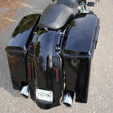 TCMT 5" Stretched Extended Hard Saddlebags For Harley Touring '93-'13 - TCMT