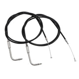 TCMT 59 inch Throttle &Idle Cable Wire Kit Fit For Harley Sportster XL883 1200 - TCMT