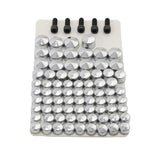 TCMT 75PCS Chrome Bolt Topper Caps Fit For Harley Davidson FLH FLT Models '07-'13 - TCMT