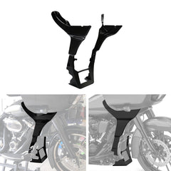 TCMT ABS Black Fairing Spoilers Cover Fit For Harley Road Glide