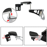 TCMT Adjustable Rear Passenger Arm Rests & Drink Holders Fit For Harley Touring '14-'24 - TCMT