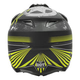 TCMT Adult Full Face DOT Motocross Off-Road Helmet Black/Yellow - TCMTMOTOR