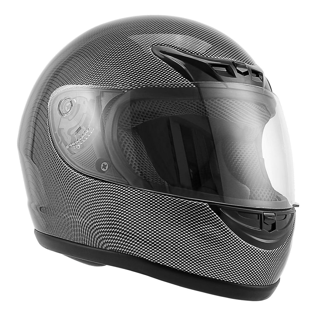 full face carbon fiber motorcycle helmets TCMT Adult Carbon Fiber Graphics Full Face DOT Motorcycle Helmet