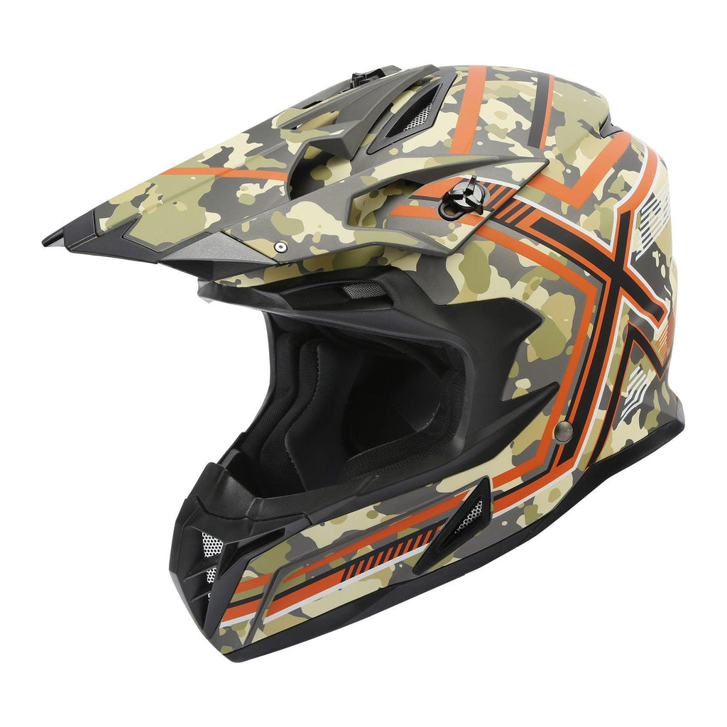 TCMT DOT Approved Full Face Helmet – Pink Black Butterfly – Unisex Adult Off-Road Motocross