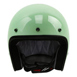 TCMT Adult 3/4 Open Face DOT Motorcycle Vintage Retro Helmet Green - TCMTMOTOR