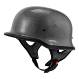 TCMT Adult Half Face DOT Motorcycle German Helmet Carbon Fiber - TCMTMOTOR