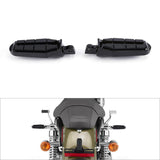 TCMT Black 10mm Male Mount Footrest Foot Pegs Fit For Harley - TCMT