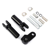 TCMT Black Passenger Footpegs Supports Mount Fit For Harley Softail FLSS '12-'17
