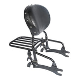 TCMT Passenger Sissy Bar Backrest Luggage Rack with Mounting Spools Fit For Indian Chieftain 2014-2022,Springfield 2016-2022,Chief 2014-2018,Roadmaster 2017-2022 Black - TCMT