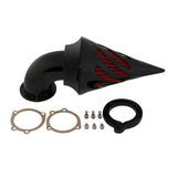 TCMT Black Spike Air Cleaner Filter Kit Fit For Harley S&S EVO CV Carburetor Custom