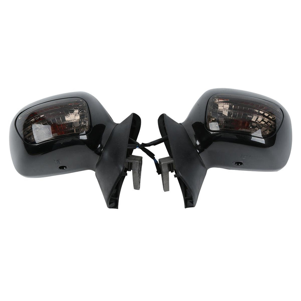 TCMT Black Turn Signal Integrated Rear View Side Mirrors Fit For Honda Goldwing GL 1800 2001-2017 - TCMTMOTOR