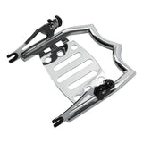 TCMT Black/Chrome Luggage Rack Fit For Harley Touring '09-'25 - TCMT