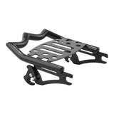 TCMT Black/Chrome Luggage Rack Fit For Harley Touring '09-'25 - TCMT